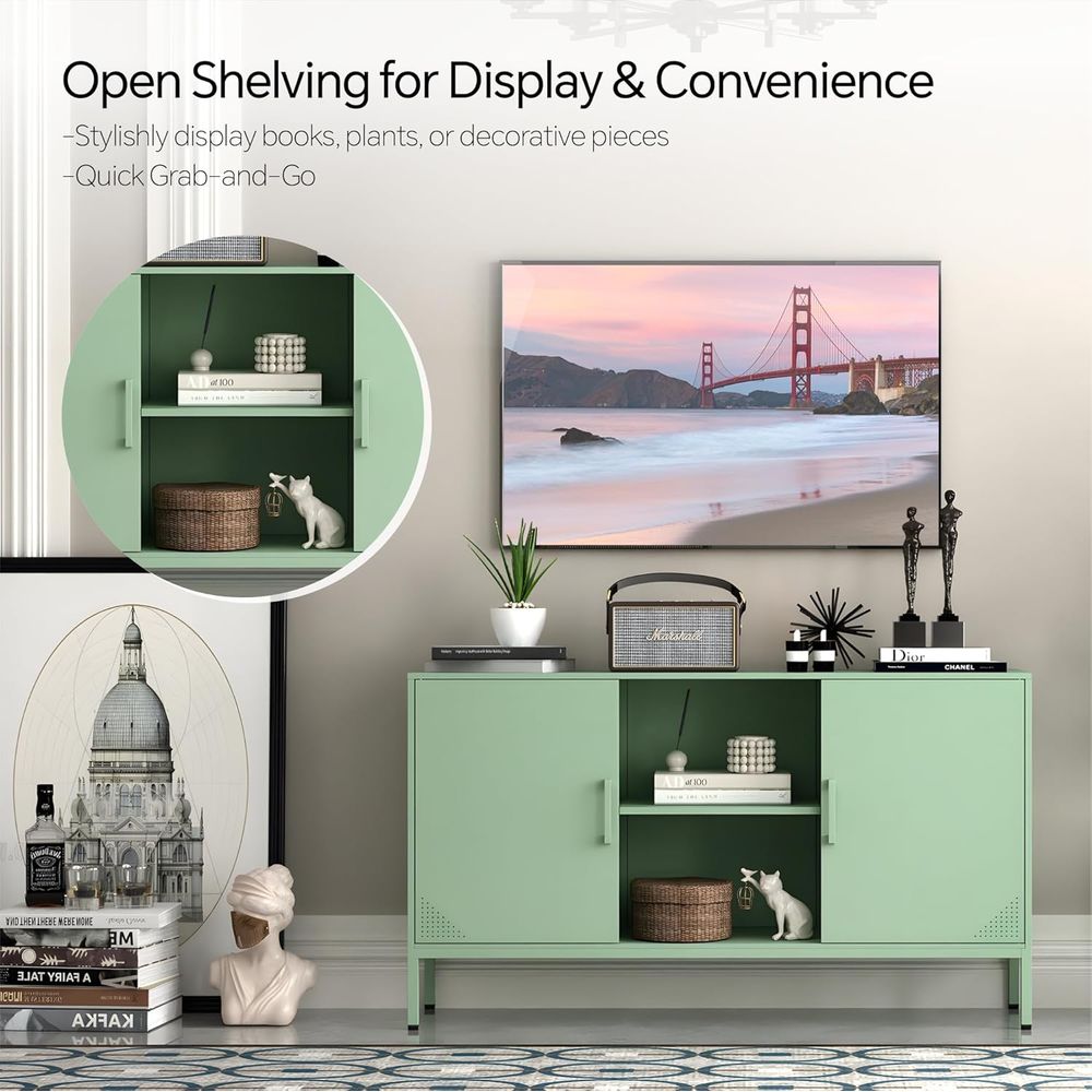 Green 65 Inch TV Stand with St - Coffee&Tea House Menu 评论和价格