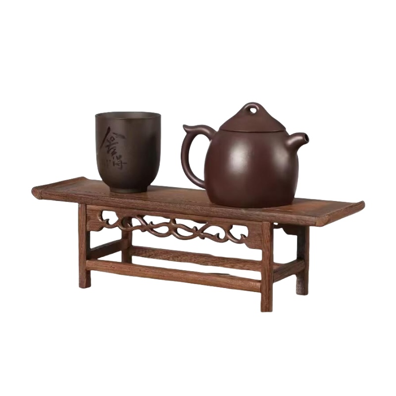 Wooden Teapot Base Drinks Shel - Coffee Tea In Chinese 评论和价格