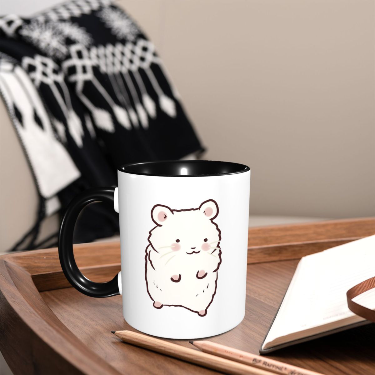 Cute Hamster Drawing Mug Funny - Coffee Tea Drawing 评论和价格