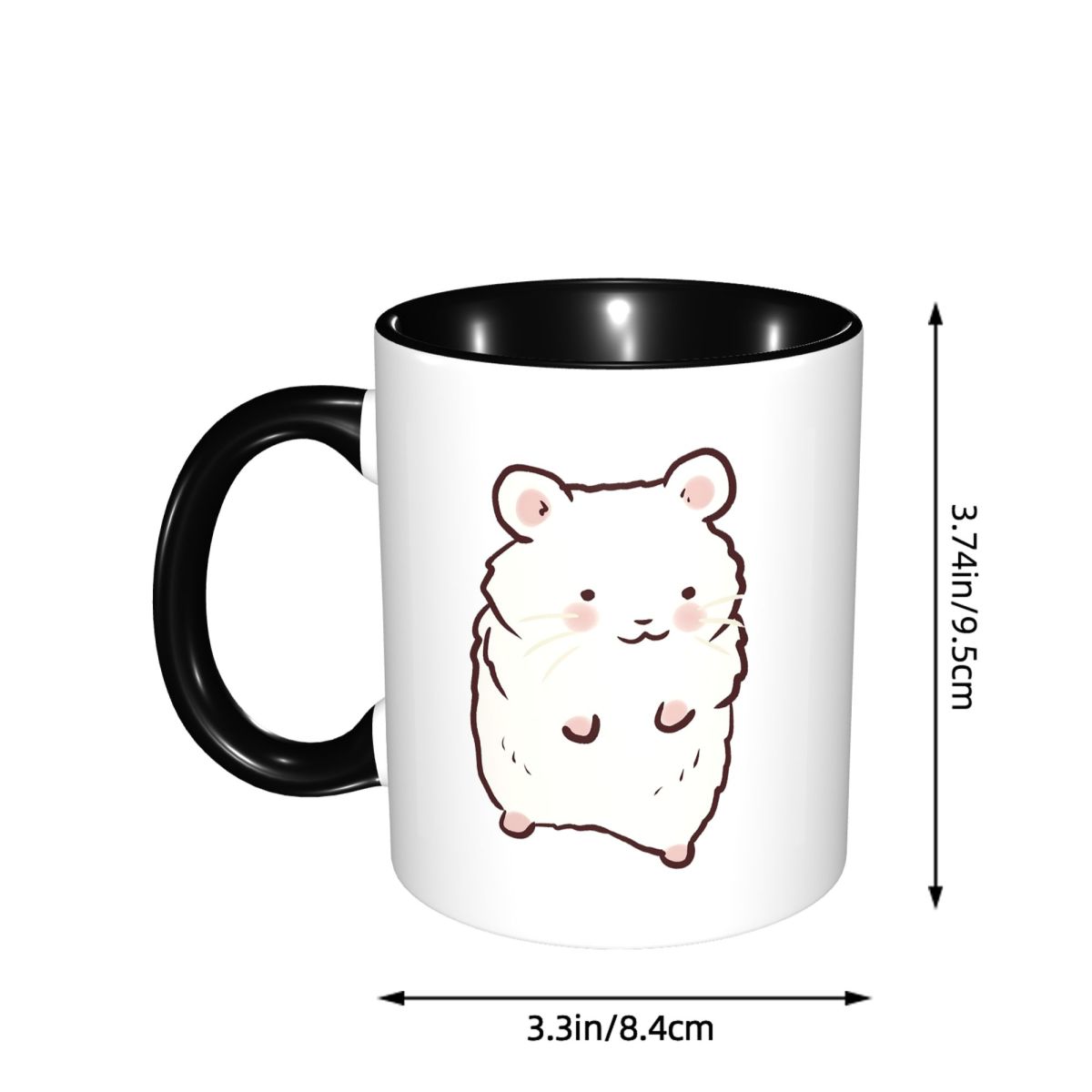 Cute Hamster Drawing Mug Funny - Coffee Tea Drawing 评论和价格