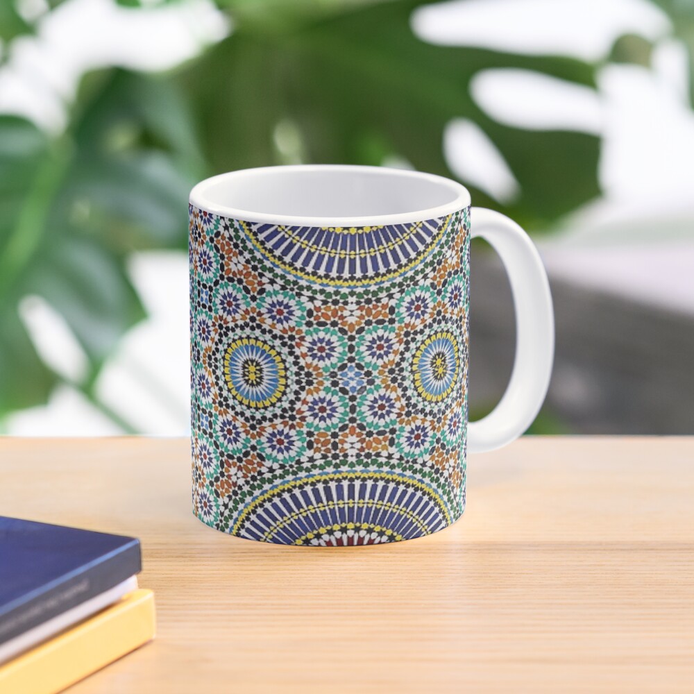 Moroccan Zellige Classic  Mug  - Coffee Tea Picture 评论和价格