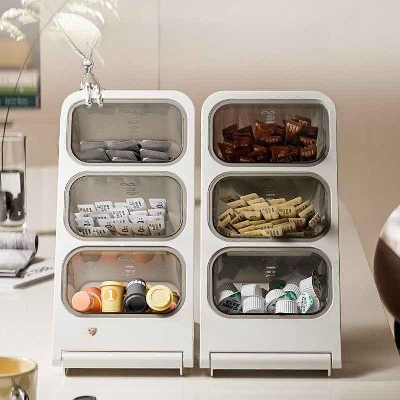 3 Tier Tea Bag Organizer Plast - Coffee Tea Drawer Organizer 评论和价格