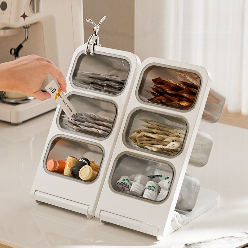 3 Tier Tea Bag Organizer Plast - Coffee Tea Drawer Organizer 评论和价格