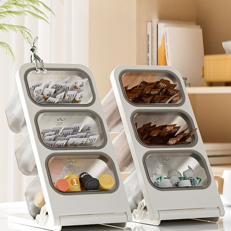 3 Tier Tea Bag Organizer Plast - Coffee Tea Drawer Organizer 评论和价格